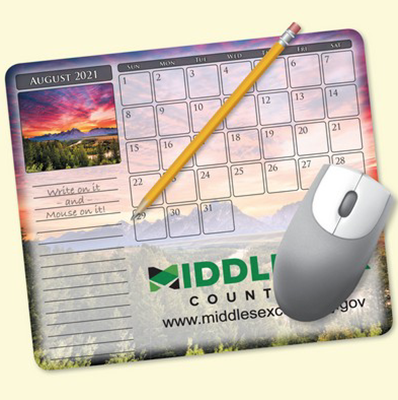Mouse Pad Paper Calendar